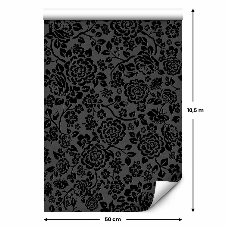 Modern Wallpaper Onyx roses 89275 additionalImage 7