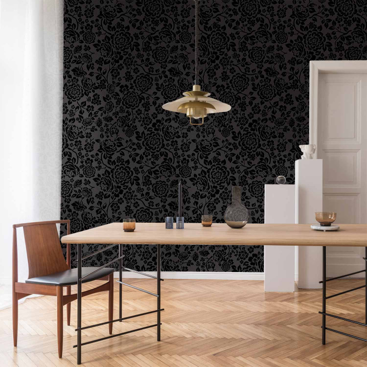 Modern Wallpaper Onyx roses 89275 additionalImage 8