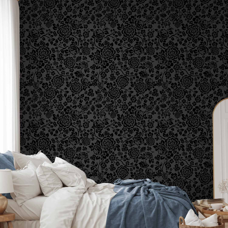 Modern Wallpaper Onyx roses 89275 additionalImage 4