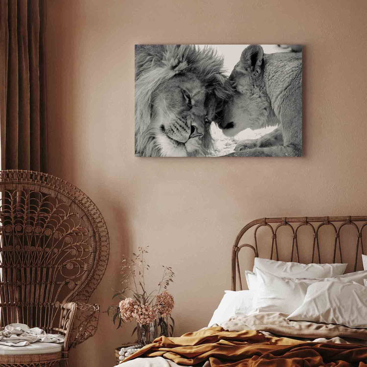Canvas Print Lion's Love 97575 additionalImage 4