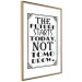 Poster The Future Starts Today Not Tomorrow - motivational black and white text 114685 additionalThumb 6