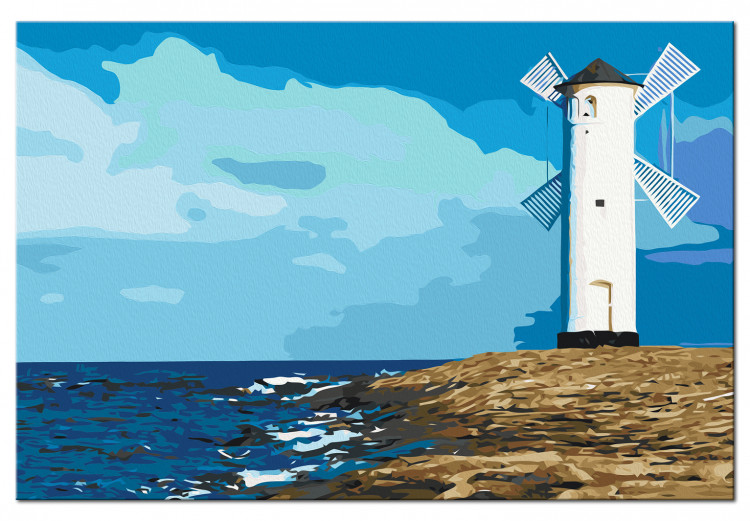 Paint by Number Kit Lighthouse with Windmill 117185 additionalImage 6