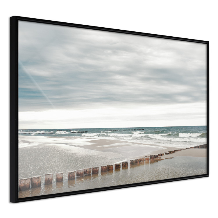 Wall Poster Baltic Sea - Scandinavian beach landscape with turbulent waves 117285 additionalImage 10