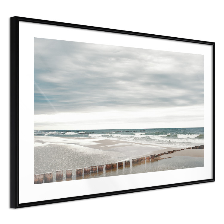 Wall Poster Baltic Sea - Scandinavian beach landscape with turbulent waves 117285 additionalImage 11