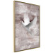 Wall Poster Love in Flight - composition with a white bird on an irregular background 118785 additionalThumb 12