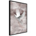 Wall Poster Love in Flight - composition with a white bird on an irregular background 118785 additionalThumb 10