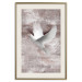 Wall Poster Love in Flight - composition with a white bird on an irregular background 118785 additionalThumb 19