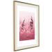Wall Poster Ruby Spikes - simple composition with field plants in pink tones 119185 additionalThumb 2