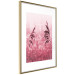 Wall Poster Ruby Spikes - simple composition with field plants in pink tones 119185 additionalThumb 14