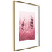 Wall Poster Ruby Spikes - simple composition with field plants in pink tones 119185 additionalThumb 8