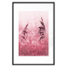 Wall Poster Ruby Spikes - simple composition with field plants in pink tones 119185 additionalThumb 16
