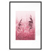 Wall Poster Ruby Spikes - simple composition with field plants in pink tones 119185 additionalThumb 25