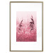 Wall Poster Ruby Spikes - simple composition with field plants in pink tones 119185 additionalThumb 27