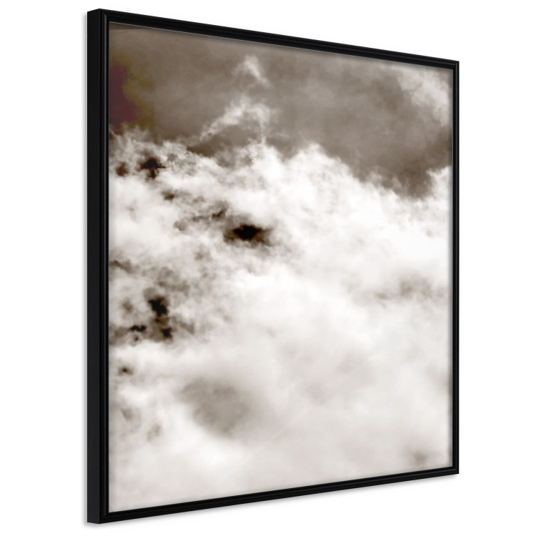 Poster Fleeting Moments - black and white sky landscape overlooking clouds 122685 additionalImage 9