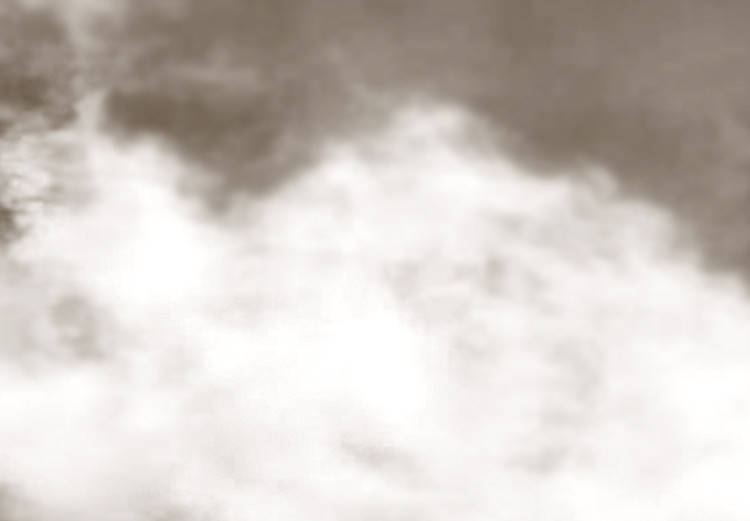 Poster Fleeting Moments - black and white sky landscape overlooking clouds 122685 additionalImage 8