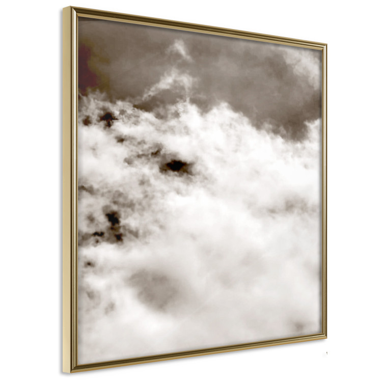 Poster Fleeting Moments - black and white sky landscape overlooking clouds 122685 additionalImage 11