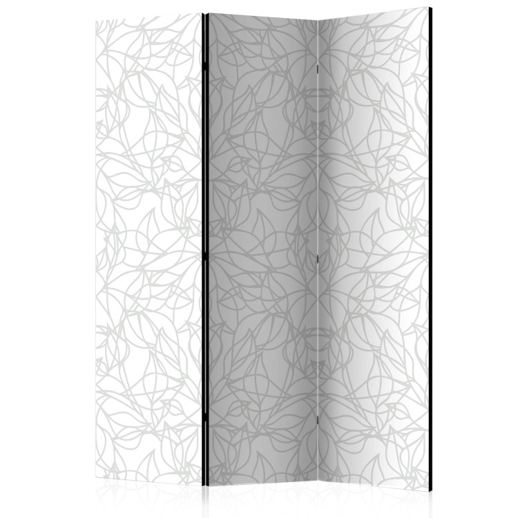 Room Separator Plant Tangle - gray lines in geometric shapes on a white background 122985