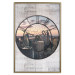 Wall Poster Time Space - view from window shaped like a clock face on city skyscraper 123485 additionalThumb 20