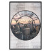 Wall Poster Time Space - view from window shaped like a clock face on city skyscraper 123485 additionalThumb 18