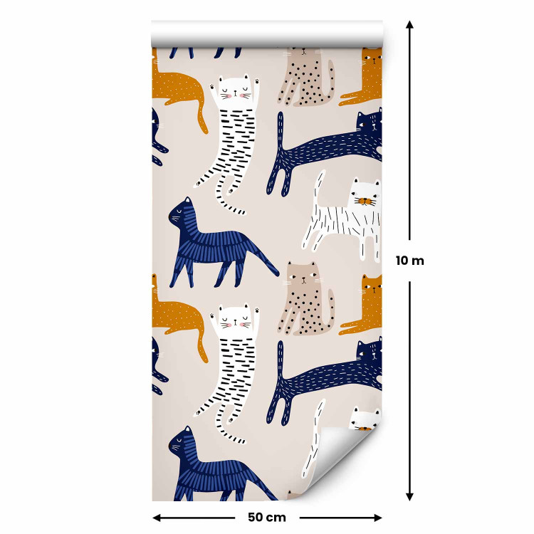 Modern Wallpaper Lively Cats 126985 additionalImage 2