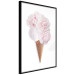 Poster Taste of Flowers - abstract ice cream made of flowers on white background 128085 additionalThumb 13
