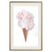 Poster Taste of Flowers - abstract ice cream made of flowers on white background 128085 additionalThumb 20