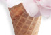 Poster Taste of Flowers - abstract ice cream made of flowers on white background 128085 additionalThumb 9