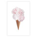 Poster Taste of Flowers - abstract ice cream made of flowers on white background 128085 additionalThumb 19