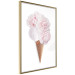 Poster Taste of Flowers - abstract ice cream made of flowers on white background 128085 additionalThumb 12