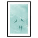 Wall Poster Seagreen Sky - abstract birds against light sky and clouds 129585 additionalThumb 15