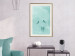Wall Poster Seagreen Sky - abstract birds against light sky and clouds 129585 additionalThumb 22