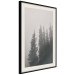 Wall Poster Scent of Forest Mist - gray landscape of misty spruce trees 130385 additionalThumb 9