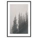 Wall Poster Scent of Forest Mist - gray landscape of misty spruce trees 130385 additionalThumb 17