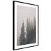 Wall Poster Scent of Forest Mist - gray landscape of misty spruce trees 130385 additionalThumb 12