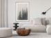 Wall Poster Scent of Forest Mist - gray landscape of misty spruce trees 130385 additionalThumb 15