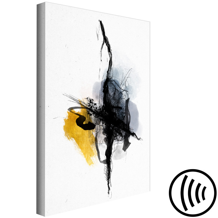 Canvas Turbulent Stream (1-piece) Vertical - artistic abstraction 131685 additionalImage 6