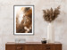 Wall Poster Gentle Swaying - plant with dandelion flower on an orange background 131785 additionalThumb 18