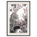 Poster Magnolias in the Sun of Paris - pink flowers against the gray backdrop of the Eiffel Tower 132285 additionalThumb 19