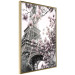 Poster Magnolias in the Sun of Paris - pink flowers against the gray backdrop of the Eiffel Tower 132285 additionalThumb 12