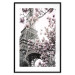 Poster Magnolias in the Sun of Paris - pink flowers against the gray backdrop of the Eiffel Tower 132285 additionalThumb 17