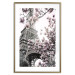 Poster Magnolias in the Sun of Paris - pink flowers against the gray backdrop of the Eiffel Tower 132285 additionalThumb 16
