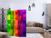 Folding Screen Colorful Puzzle (3-piece) - multicolored geometric blocks 132985 additionalThumb 4