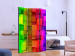 Folding Screen Colorful Puzzle (3-piece) - multicolored geometric blocks 132985 additionalThumb 2
