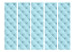 Room Divider Foam II (5-piece) - simple blue composition in quilted pattern 133085 additionalThumb 3