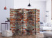 Room Divider Urban Brick II - texture of orange bricks resembling a wall 133585 additionalThumb 2