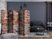 Room Divider Urban Brick II - texture of orange bricks resembling a wall 133585 additionalThumb 4
