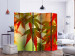 Room Divider Screen Colorful Leaves II - tree with red-green leaves on a light background 133985 additionalThumb 2