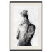 Wall Poster Contemplative - black and abstract silhouette of a figure on a contrasting background 134185 additionalThumb 19