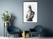 Wall Poster Contemplative - black and abstract silhouette of a figure on a contrasting background 134185 additionalThumb 23