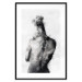 Wall Poster Contemplative - black and abstract silhouette of a figure on a contrasting background 134185 additionalThumb 15